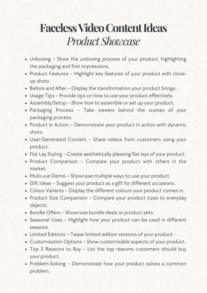 200 Faceless TikTok & Reel Ideas