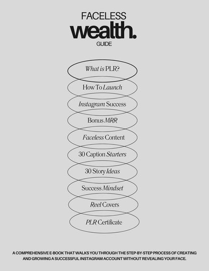Faceless Wealth Guide
