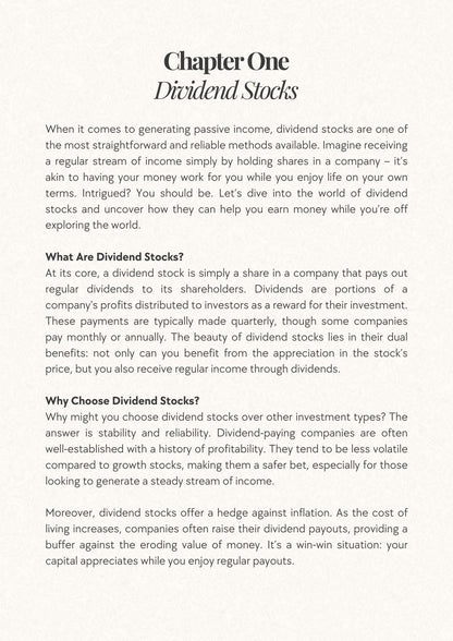 Earn Passive Income & Live Your  Best Life